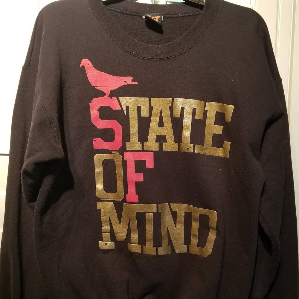 Adapt State of Mind  Black & Red NFL SF Crewneck